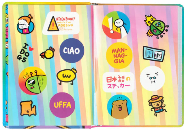 COMIX Scomix by Sio - Diario Scolastico 16 Mesi 2024-2025, Diario Scuola per Bambini e Ragazzi, Colorato, con Copertina Rigida e 512 Pagine, Ideale per Scuola Elementare e Media, 12x16.5 cm, Nero
