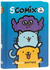 COMIX Scomix by Sio - Diario Scolastico 16 Mesi 2024-2025, Diario Scuola per Bambini e Ragazzi, Colorato, con Copertina Rigida e 512 Pagine, Ideale per Scuola Elementare e Media, 12x16.5 cm, Nero