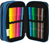 Comix Scomix By Sio Astuccio Triplo Riempito Astuccio Scuola 3 Zip 45Pz