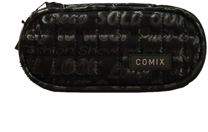 Comix Zaino Scuola Quilited + Astuccio Ovale Coordinato Set Scuola Ragazze Zaino Porta Pc Schienale Imbottito Spallacci Regolabili Panini
