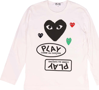COMME-DES-GARCONS-PLAY-Comme-Des-GarÃ§ons-PLAY-Tee-da-uomo