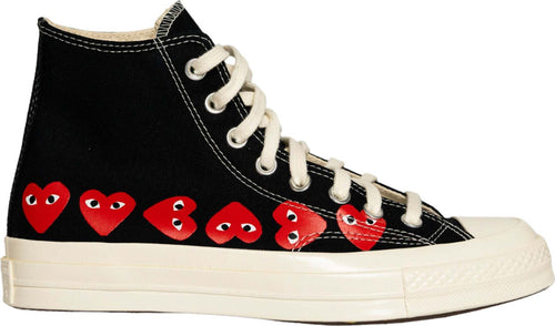 COMME-DES-GARCONS-PLAY-Comme-Des-GarÃ§ons-PLAY-x-Converse-Multi-Heart-Chuck-Taylor-70-High-Top-da-uomo