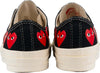 COMME-DES-GARCONS-PLAY-Comme-Des-GarÃ§ons-PLAY-x-Converse-Multi-Heart-Chuck-Taylor-70-Low-Top-sneaker-in-nero-da-uomo