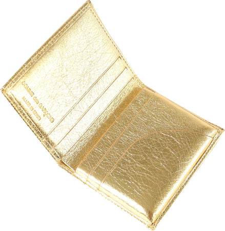 COMME-DES-GARCONS-WALLET-Gold-Line-Wallet-in-Gold-da-donna