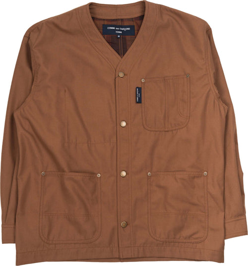COMME-DES-GARÃONS-HOMME-Giacca-in-marrone-da-uomo
