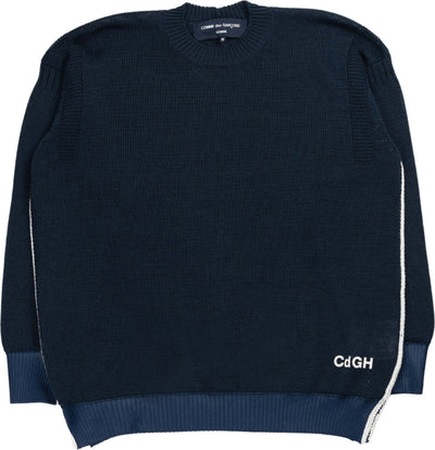 COMME-DES-GARÃONS-HOMME-Maglione-in-blu-navy-da-uomo