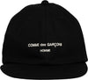 COMME-DES-GARÃONS-HOMME-Men's-Cap-in-Black-da-uomo