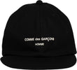 COMME-DES-GARÃONS-HOMME-Men's-Cap-in-Black-da-uomo