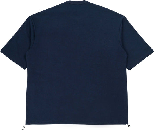 COMME-DES-GARÃONS-HOMME-T-shirt-in-cotone-in-blu-navy-da-uomo
