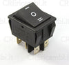 Commutatore-Bipolare-Rettangolare-Largo,-Nero,-16A,-21.5x25mm,-6-Faston-da-6.3mm