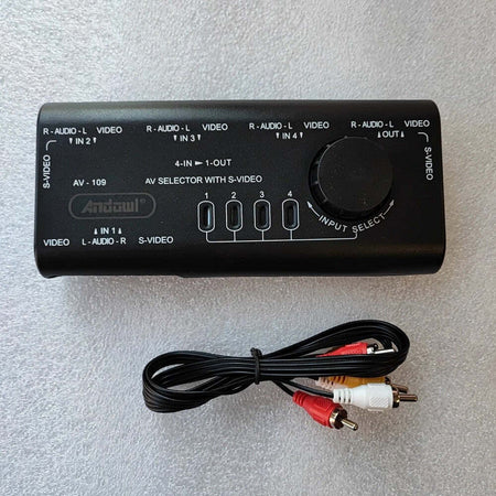 Commutatore Di Segnale Audio-video Av 4 In 1 Q-au51 Per Lettore Dvd Videocamera Elettronica/Home Audio e Hi-Fi/Accessori/Distributori/Selettori audio-video Trade Shop italia - Napoli, Commerciovirtuoso.it
