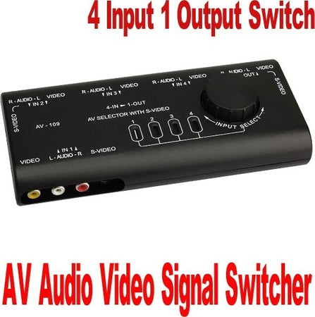 Commutatore Di Segnale Audio-video Av 4 In 1 Q-au51 Per Lettore Dvd Videocamera Elettronica/Home Audio e Hi-Fi/Accessori/Distributori/Selettori audio-video Trade Shop italia - Napoli, Commerciovirtuoso.it