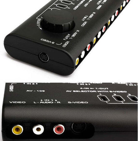 Commutatore Di Segnale Audio-video Av 4 In 1 Q-au51 Per Lettore Dvd Videocamera Elettronica/Home Audio e Hi-Fi/Accessori/Distributori/Selettori audio-video Trade Shop italia - Napoli, Commerciovirtuoso.it