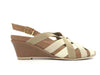 COMODAIDEA Sandali donna 983 beige e cuoio