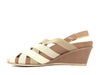 COMODAIDEA Sandali donna 983 beige e cuoio