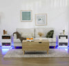 Comodini-Moderni-con-LED,-Set-2-Pezzi-in-Truciolato-Bianco-con-Cassetto-e-2-Ripiani-Aperti,-40x40x55-cm-MN2831-670V01WTMN2