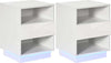 Comodini-Moderni-con-LED,-Set-2-Pezzi-in-Truciolato-Bianco-con-Cassetto-e-2-Ripiani-Aperti,-40x40x55-cm-MN2831-670V01WTMN2