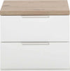 Comodino bianco laccato Mundi con 2 cassetti per cameretta moderna Casa e cucina/Arredamento/Camera da letto/Comodini Decor Space - Altamura, Commerciovirtuoso.it