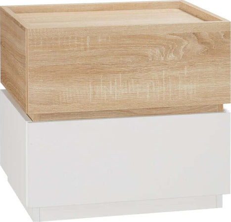 Comodino-con-2-Cassetti-in-Legno,-Design-Moderno-e-Impilabile,-50x40x47.5cm-AS3831-476NDAS3