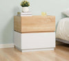 Comodino-con-2-Cassetti-in-Legno,-Design-Moderno-e-Impilabile,-50x40x47.5cm-AS3831-476NDAS3