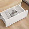 Comodino-con-2-Cassetti-in-Legno,-Design-Moderno-e-Impilabile,-50x40x47.5cm-AS3831-476NDAS3