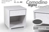 Comodino Con Casseto Letto Moderno 44x40x36cm Legno Bianco Rovere Sbiancato Casa e cucina/Arredamento/Camera da letto/Comodini Trade Shop italia - Napoli, Commerciovirtuoso.it