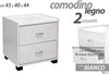 Comodino-Legno-2-Cassetti-Mobile-Moderno-44-X-43-X-40-Cm-715679-Camera-Da-Letto