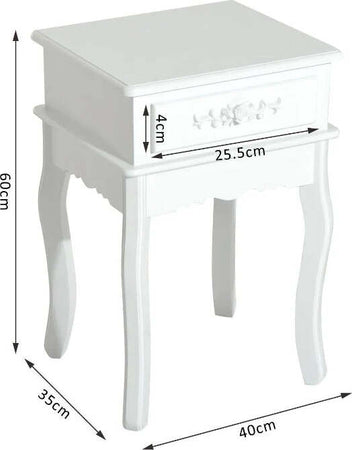 Comodino-Moderno-con-Cassetto-Mobiletto-Multiuso-in-Legno-Bianco,-40-x-35-x-60cm-YH6833-240YH6