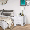 Comodino-Moderno-in-Legno-con-2-Cassetti-per-Camera-da-Letto,-48x39x54cm,-Bianco-MJ6831-293WTMJ6