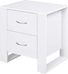 Comodino-Moderno-in-Legno-con-2-Cassetti-per-Camera-da-Letto,-48x39x54cm,-Bianco-MJ6831-293WTMJ6