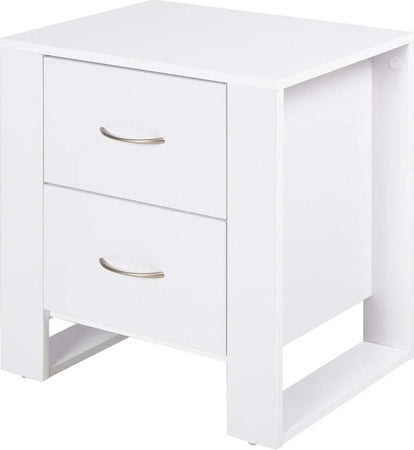 Comodino-Moderno-in-Legno-con-2-Cassetti-per-Camera-da-Letto,-48x39x54cm,-Bianco-MJ6831-293WTMJ6