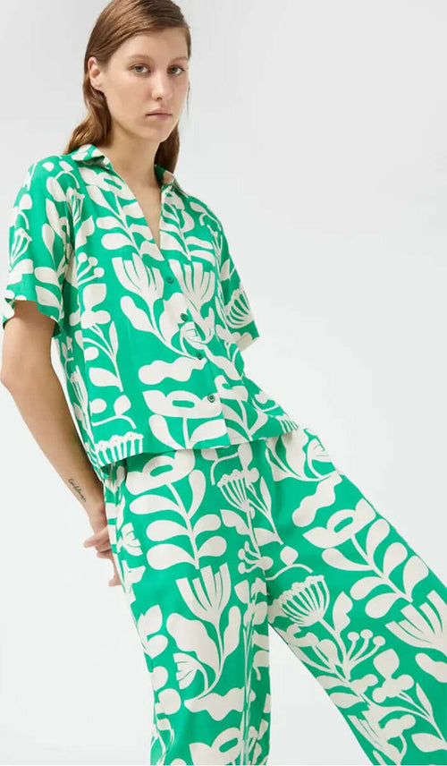 COMPANIA-FANTASTICA-|-Camicia-floreale-Hortencia