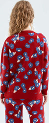 COMPANIA-FANTASTICA-|-Maglia-in-filo-con-stampa-fiori