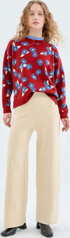 COMPANIA-FANTASTICA-|-Pantalone-dritto-in-maglia