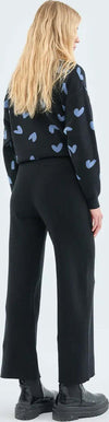 COMPANIA-FANTASTICA-|-Pantalone-dritto-in-maglia