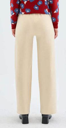 COMPANIA-FANTASTICA-|-Pantalone-dritto-in-maglia
