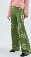 COMPANIA-FANTASTICA-|-Pantalone-in-filo-con-stampa-fiori