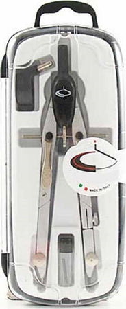 COMPASSO BALAUSTRA CON ACCESSORI PORTAMINE DISEGNO GEOMETRIA SCUOLA Cancelleria e prodotti per ufficio/Scuola e materiale didattico/Materiale scolastico/Diari quaderni e block notes Trade Shop italia - Napoli, Commerciovirtuoso.it