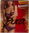 Completino intimo Animalier Rosso e Nero Donna Reggiseno a Balconcino Imbottito Push Up Slip Brasiliano con Pizzo Lingerie per Lei Completino Donna Intimo L'Orchidea - Siderno, Commerciovirtuoso.it