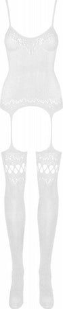 Completino Intimo Bianco Velato Trasparente con Reggicalze Obsessive Testharisnya F214 Fehér Taglia Unica S-M-L Sexy Lingerie Salute e cura della persona/Erotismo e contraccezione/Abbigliamento erotico/Donna/Completi intimi Kondorama - Martinsicuro, Commerciovirtuoso.it