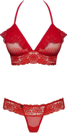 Completino Intimo Donna Rosso Sexy Obsessive Two-pcs Set S/M 863-set-3 Lingerie Sexy Rosso Moda/Donna/Abbigliamento/Abbigliamento da notte lingerie e intimo/Lingerie & Intimo/Completi intimi Kondorama - Martinsicuro, Commerciovirtuoso.it