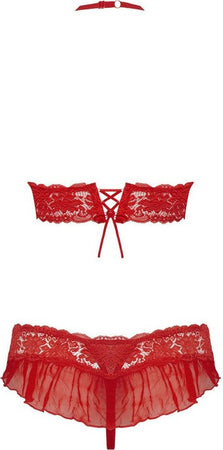 Completino Intimo Donna Rosso Sexy Obsessive Two-pcs Set S/M 863-set-3 Lingerie Sexy Rosso Moda/Donna/Abbigliamento/Abbigliamento da notte lingerie e intimo/Lingerie & Intimo/Completi intimi Kondorama - Martinsicuro, Commerciovirtuoso.it