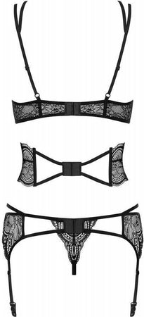 Completino intimo Erotico Lingerie sexy con Reggicalze Obsessive Frivolla Set 4 Pezzi Taglia S-M Sexy Lingerie Salute e cura della persona/Erotismo e contraccezione/Abbigliamento erotico/Donna/Completi intimi Kondorama - Martinsicuro, Commerciovirtuoso.it