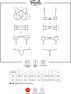 Completino intimo Erotico Lingerie sexy con Reggicalze Obsessive Frivolla Set 4 Pezzi Taglia S-M Sexy Lingerie Salute e cura della persona/Erotismo e contraccezione/Abbigliamento erotico/Donna/Completi intimi Kondorama - Martinsicuro, Commerciovirtuoso.it