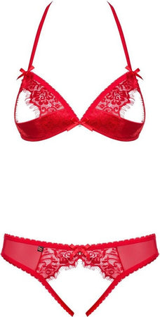 Completino Intimo Rosso Erotico Obsessive Two-pcs Set S/M 870-sec-3 Lingerie Sexy Rosso Salute e cura della persona/Erotismo e contraccezione/Abbigliamento erotico/Donna/Completi intimi Kondorama - Martinsicuro, Commerciovirtuoso.it