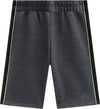 Completino Tuta Bimbo Grigio Stampato Basket Coordinato Pantaloni Maglietta Estivo T-Shirt Mezze Maniche Girocollo Estate + Pantaloncini con Elastico Grigi Bambino COMPLETINO Piccole Canaglie - Tropea, Commerciovirtuoso.it