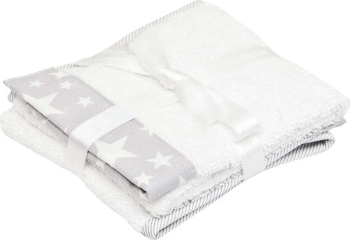 Completo 2 Accappatoio Star Grigio 25X35X1 Cm Prima infanzia/Allattamento e pappa/Bavaglini/Bavaglini La Casa Del Bebè - Napoli, Commerciovirtuoso.it