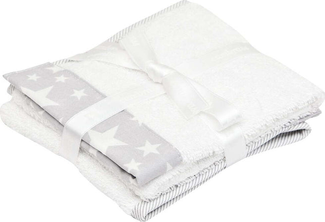 Completo 2 Accappatoio Star Grigio 25X35X1 Cm Prima infanzia/Allattamento e pappa/Bavaglini/Bavaglini La Casa Del Bebè - Napoli, Commerciovirtuoso.it