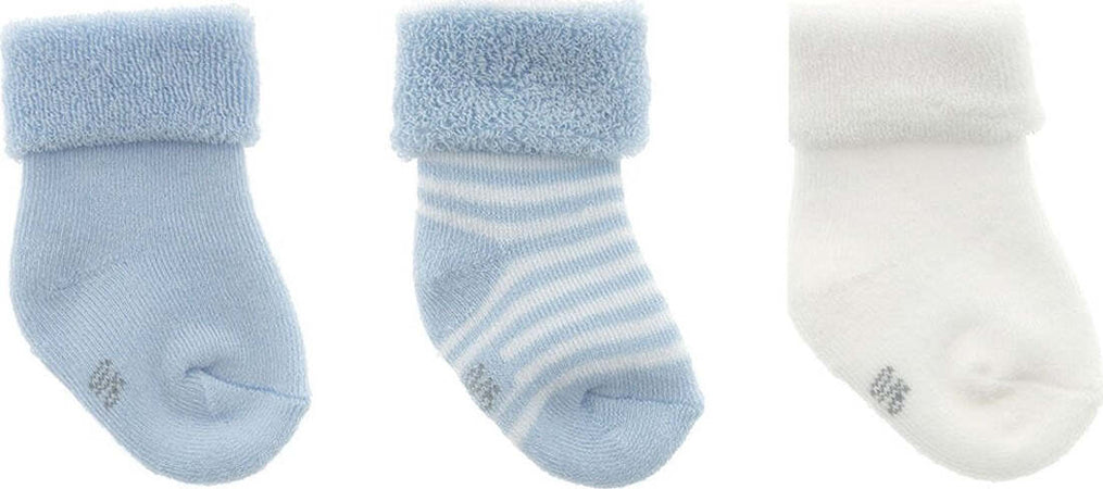 Completo 3 Calzine Liso Azzurro Moda/Prima infanzia/Abbigliamento/Bambino 0-24/Calze e calzamaglie/Calzini La Casa Del Bebè - Napoli, Commerciovirtuoso.it