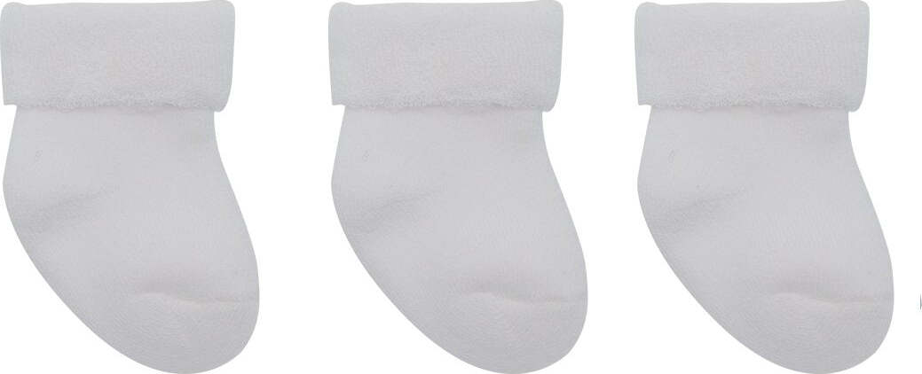 Completo 3 Calzine Liso Bianco Taglia 000 ( 17 - 18) Moda/Prima infanzia/Abbigliamento/Bambina 0-24/Calze e calzamaglie/Calzini La Casa Del Bebè - Napoli, Commerciovirtuoso.it